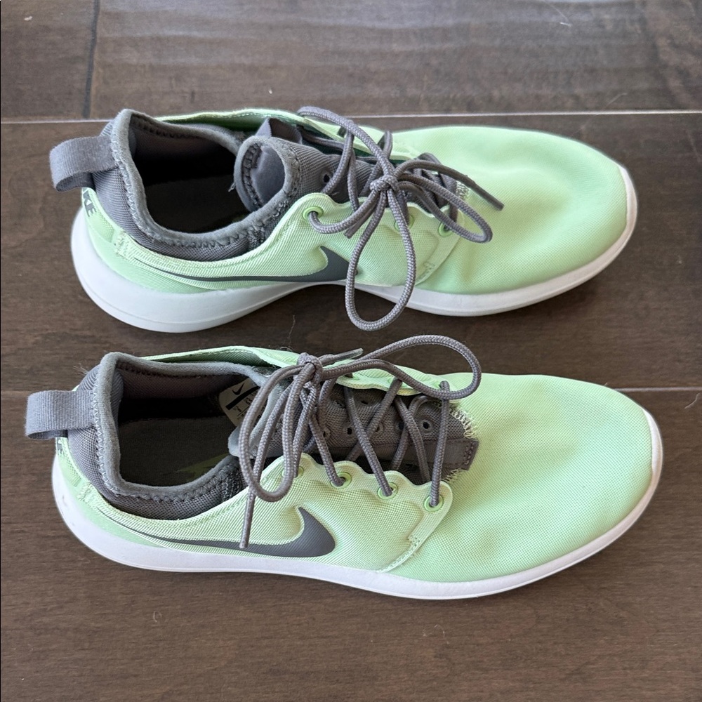Nike Mint Green and Charcoal Sneakers
